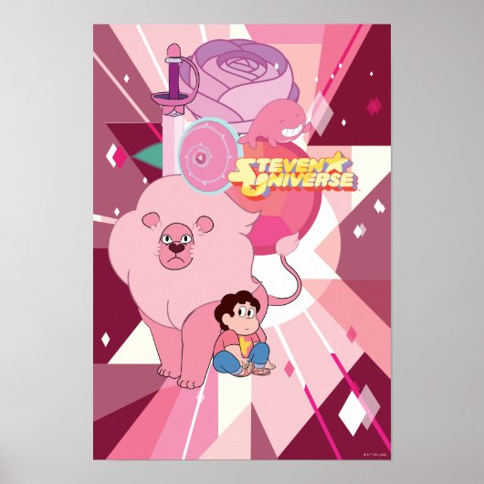 Steven Universe | Roos Kwartz Legacy Poster (Voorkant)