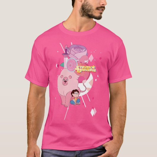 Steven Universe | Roos Kwartz Legacy T-shirt (Voorkant)