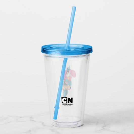 Steven Universe | Serieuze Steven... activeren! Acryl Drinkbeker (Achterkant)