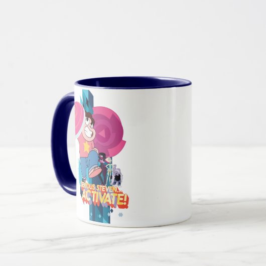Steven Universe | Serieuze Steven... activeren! Mok (Voorkant links)
