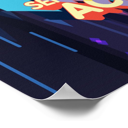 Steven Universe | Serieuze Steven... activeren! Poster (Hoek)