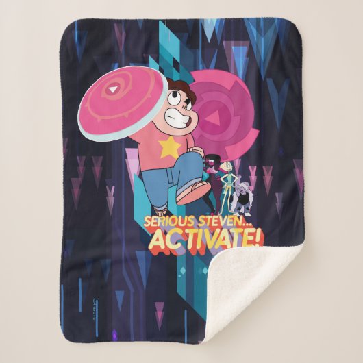 Steven Universe | Serieuze Steven... activeren! Sherpa Deken (Voorkant)