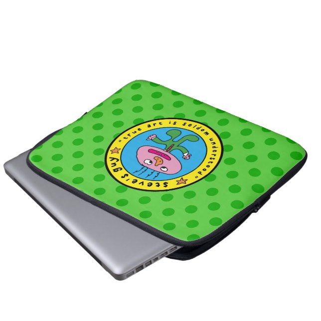steve's buisje laptop sleeve (Voorkant onderkant)