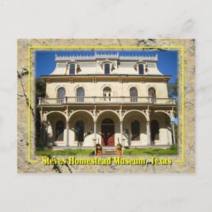 Steves Homestead Museum, San Antonio, TX Briefkaart