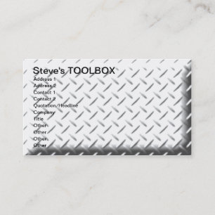 Steve's TOOLBOX Visitekaartje