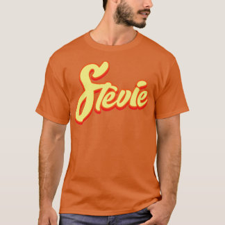 Stevie  Distress Typografie T-shirt
