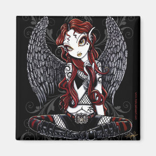 "Stevie" Gothique Tattoo Angel Magnet
