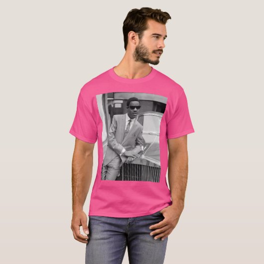 Stevie Wonder T-shirt (Voorkant volledig)