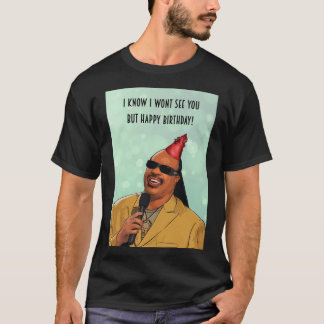 Stevie Wonder - Wenskaart voor gelukkige verjaarda T-shirt