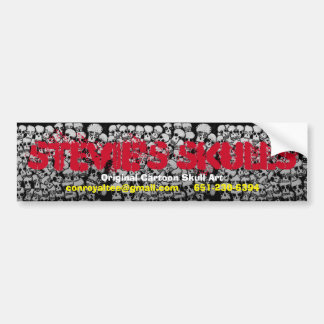 Stevie's Skulls Bumpersticker