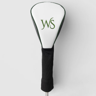 Stevig Gepersonaliseerd Wit Golfheadcover