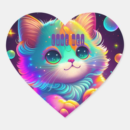 STEVIG HART STICKER (Voorkant)