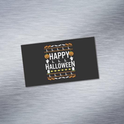 stevig | Husky Black Halloween Lazy Lelijk Kostuum Magnetisch Visitekaartje (Voorbeeld)