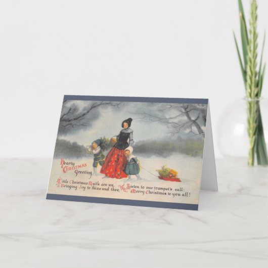 stevig kerst Wenskaart Feestdagen Kaart (Voorkant)