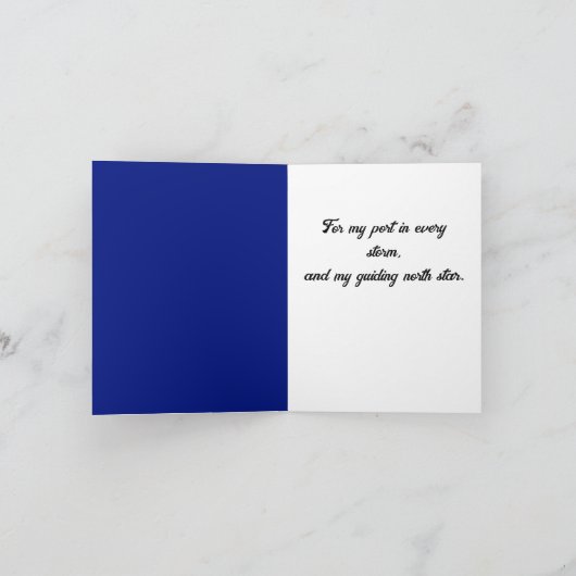 Stevig verankerd nautisch anker kustkunstwerk kaart (Binnen)