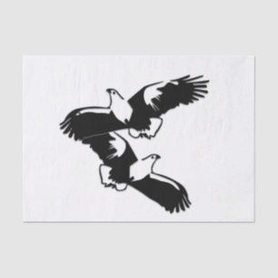 Stevige adelaars tissuepapier