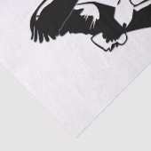 Stevige adelaars tissuepapier (Detail)