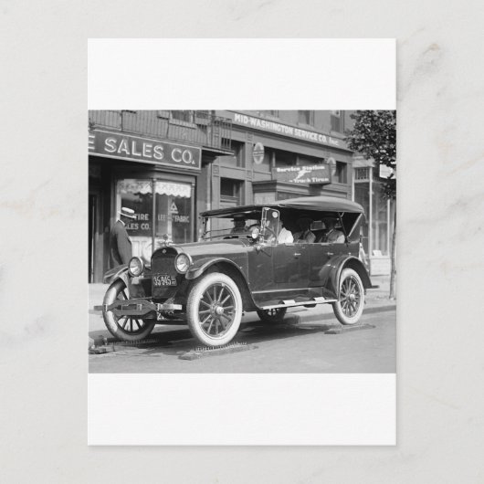 Stevige banden, 1922 briefkaart (Voorkant)