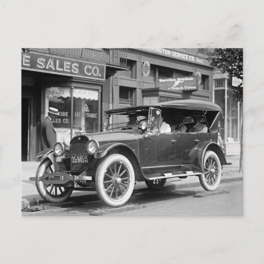 Stevige banden, 1922 briefkaart (Voorkant)