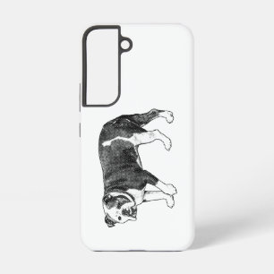 Stevige Bulldog, Manga Stip Samsung Hoes Galaxy Hoesje