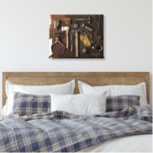 Stevige Inspirerend schroot Canvas Afdruk (Insitu (Slaapkamer))