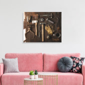 Stevige Inspirerend schroot Canvas Afdruk (Insitu (Woonkamer))
