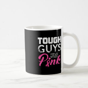 Stevige jongens Draag roze lintjes borstkankerrecl Koffiemok