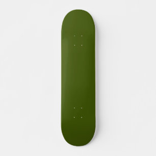 Stevige kleur donkergroen leger skateboard