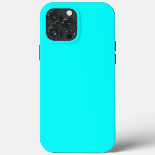 Stevige kleurencyaan Case-Mate iPhone case (Achterkant)