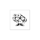 Stevige koekjesstempel 	rubberstempel (Afrduk)