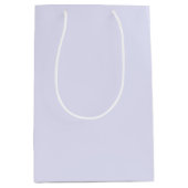 Stevige lavendelkleurige middelgrote cadeautas – E (Voorkant)