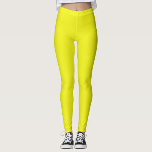 Stevige Neon Geel Leggings