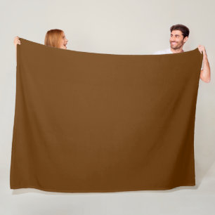 Stevige Nootmuskaat Bruin Fleece Deken