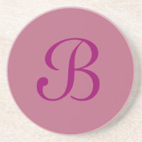 Stevige reeks-Roze onderzetter