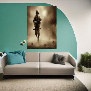 Stevige stof   AI Art Poster