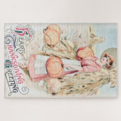  stevige Thanksgiving Wenskaart Legpuzzel (Horizontaal)