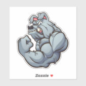 Stevige vent - Bulldog Sticker (Vel)