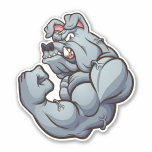 Stevige vent - Bulldog Sticker