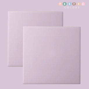 Stevige Zachte Licht Pastel Paars Witte Kleur  Tegeltje