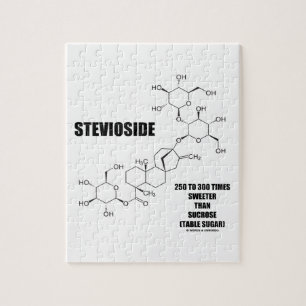 Stevioside 250 tot 300 maal zoeter dan sucrose legpuzzel