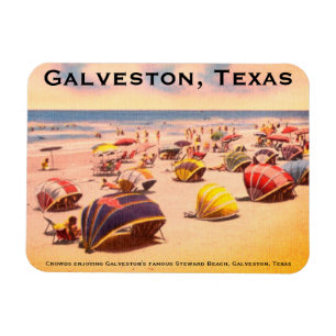 Steward Beach, Galveston, Texas Magneet