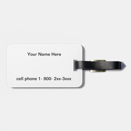  Stewardess Advertisement Bagagelabel (Achterkant horizontaal)