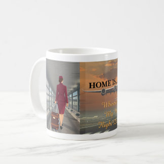Stewardess- en cabinepersoneel koffiemok