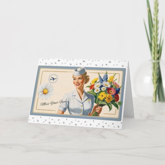 stewardess en piloot Kaarten (Voorkant)