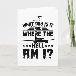 Stewardess what day is it kaart