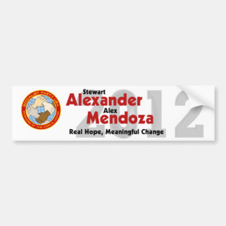 Stewart Alexander 2012 Bumpersticker #4