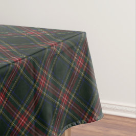 Stewart Black Modern Scottish Tartan Tafelkleed