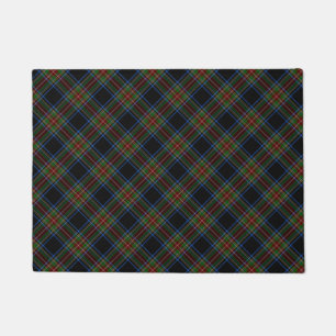 Stewart Black Tartan Deurmat