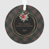 Stewart Black Tartan Grand-parents Noël (dos)