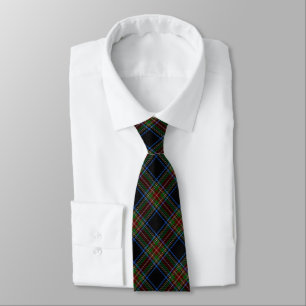 Stewart Black Tartan Stropdas